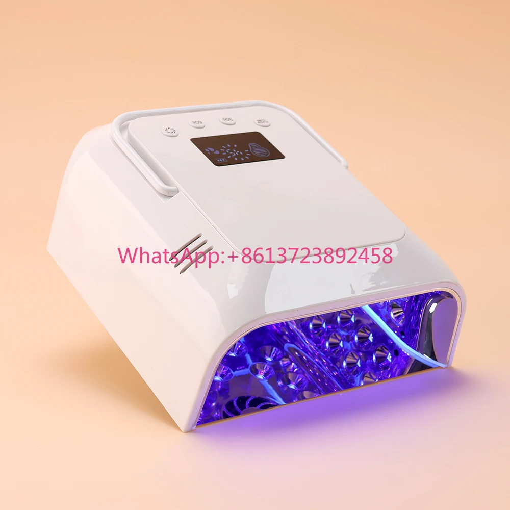 Heat Dissipation 108W Pro Cure LED Nail Lamp with Cooling Fan 42 Pieces LEDs Rechargeable UV Dryer
Heat Dissipation 108W Pro Cure LED Nail Lamp with Cooling Fan 42 Pieces LEDs Rechargeable UV Dryer
