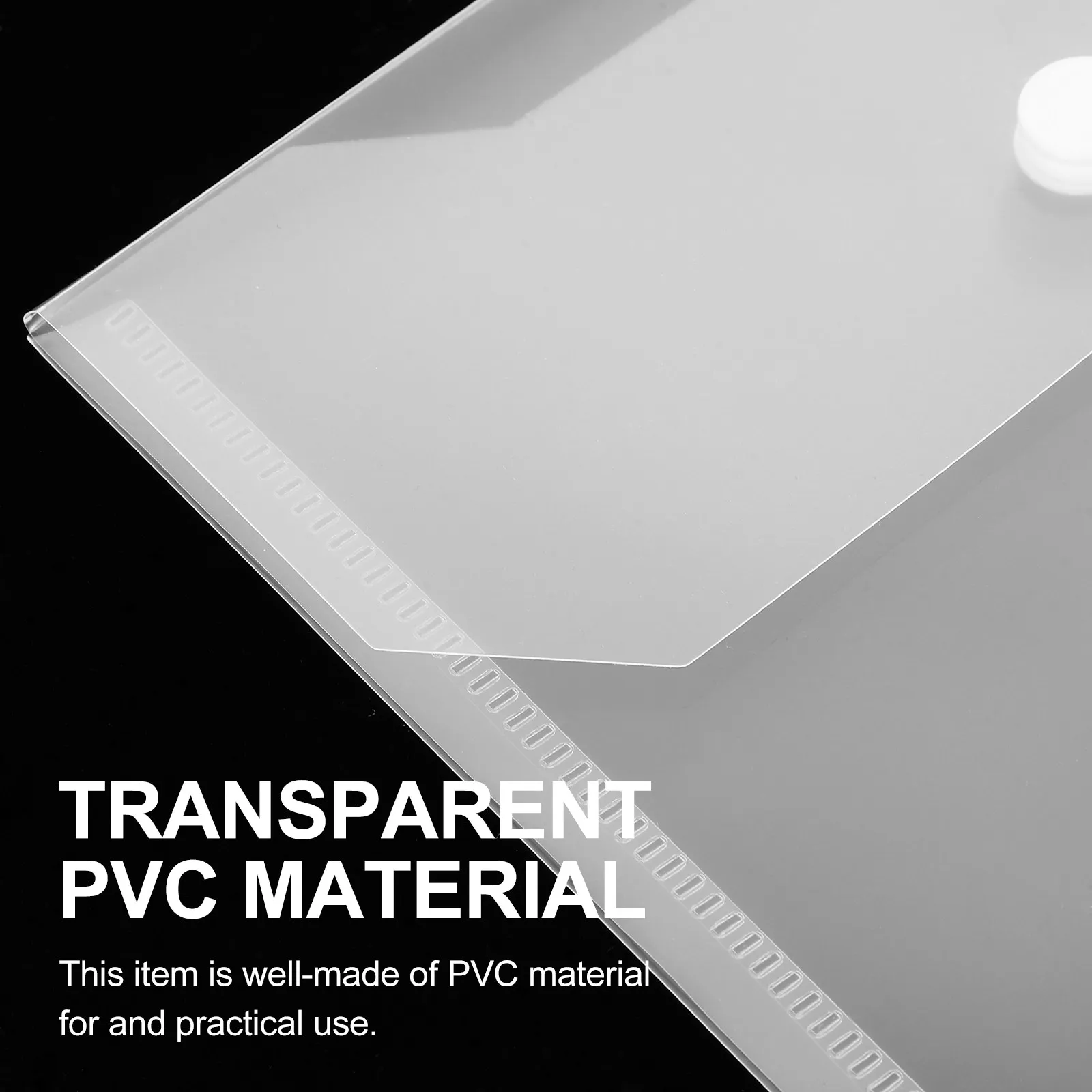 12Pcs Document Bag Clear PVC File Folder Business Document Wallet A5 File Storage Organizer Button Closure A5 Bag
12Pcs Document Bag Clear PVC File Folder Business Document Wallet A5 File Storage Organizer Button Closure A5 Bag