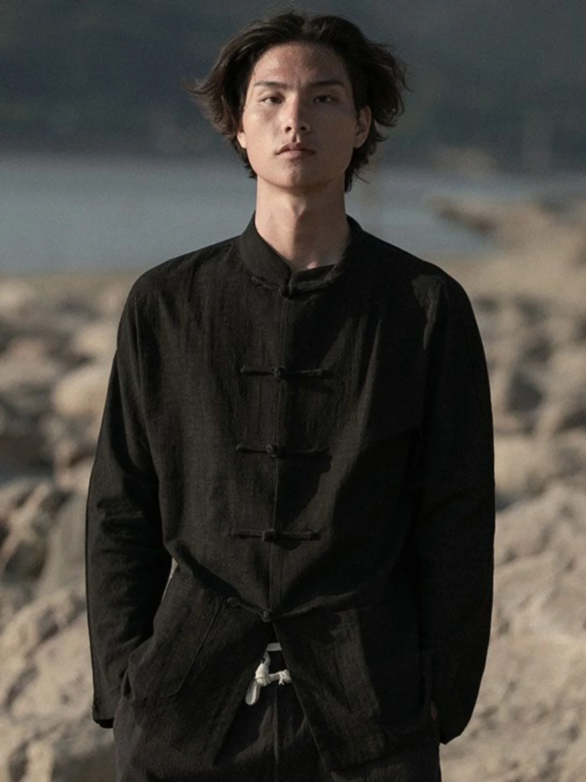 Men's Long Sleeve Linen Shirt Vintage Youth Style Zhongshan Collar Cotton Linen Design Traditional Tang Costume Fashionable C...
Men's Long Sleeve Linen Shirt Vintage Youth Style Zhongshan Collar Cotton Linen Design Traditional Tang Costume Fashionable C...
