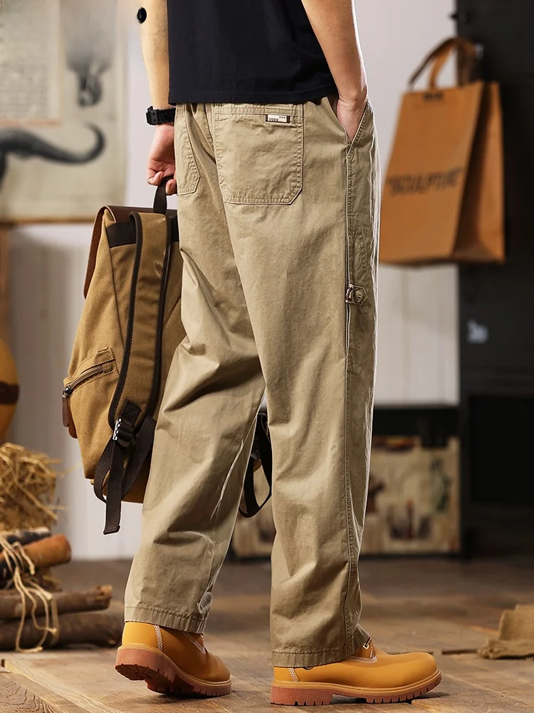 American Retro Men's Casual Pants Spring Loose Straight Large Size Pure Cotton Outdoor Workwear Long Trousers Spring Autumn S...
American Retro Men's Casual Pants Spring Loose Straight Large Size Pure Cotton Outdoor Workwear Long Trousers Spring Autumn S...
