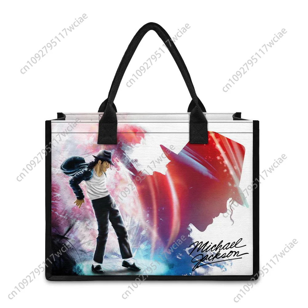 Michael Jackson Custom Handbag Womens Canvas Bag Dance Moonwalk Personalized Tote Bag Shoulder Bag Travel Party Beach Gift
Michael Jackson Custom Handbag Womens Canvas Bag Dance Moonwalk Personalized Tote Bag Shoulder Bag Travel Party Beach Gift