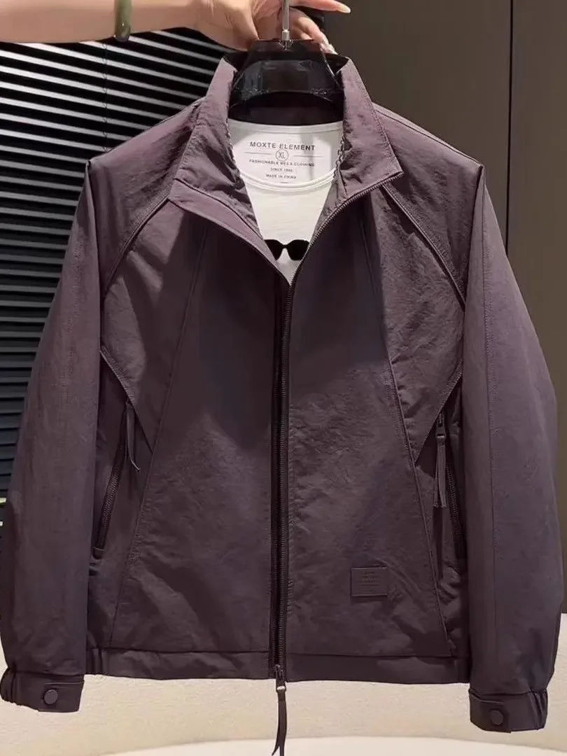 Мужская повседневная куртка с воротником-стойкой, модная универсальная удлиненная кофта из полиэстера для молодежи, весна-осень
Мужская повседневная куртка с воротником-стойкой, модная универсальная удлиненная кофта из полиэстера для молодежи, весна-осень