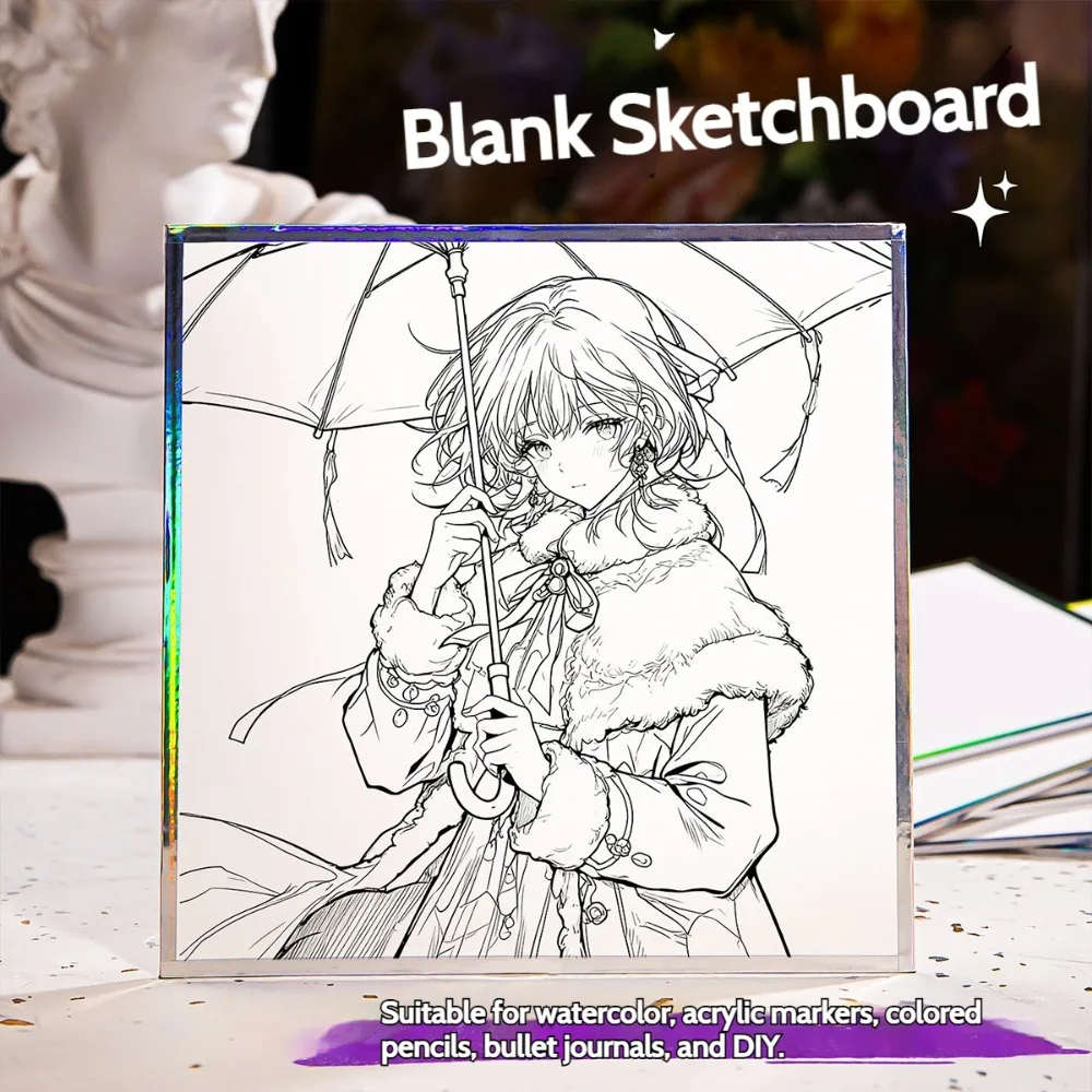 Набор из 300 г чистых акварельных картонных листов с кистью-иглой, портативная квадратная доска для рисования, для школы и студентов, художественные принадлежности
Набор из 300 г чистых акварельных картонных листов с кистью-иглой, портативная квадратная доска для рисования, для школы и студентов, художественные принадлежности