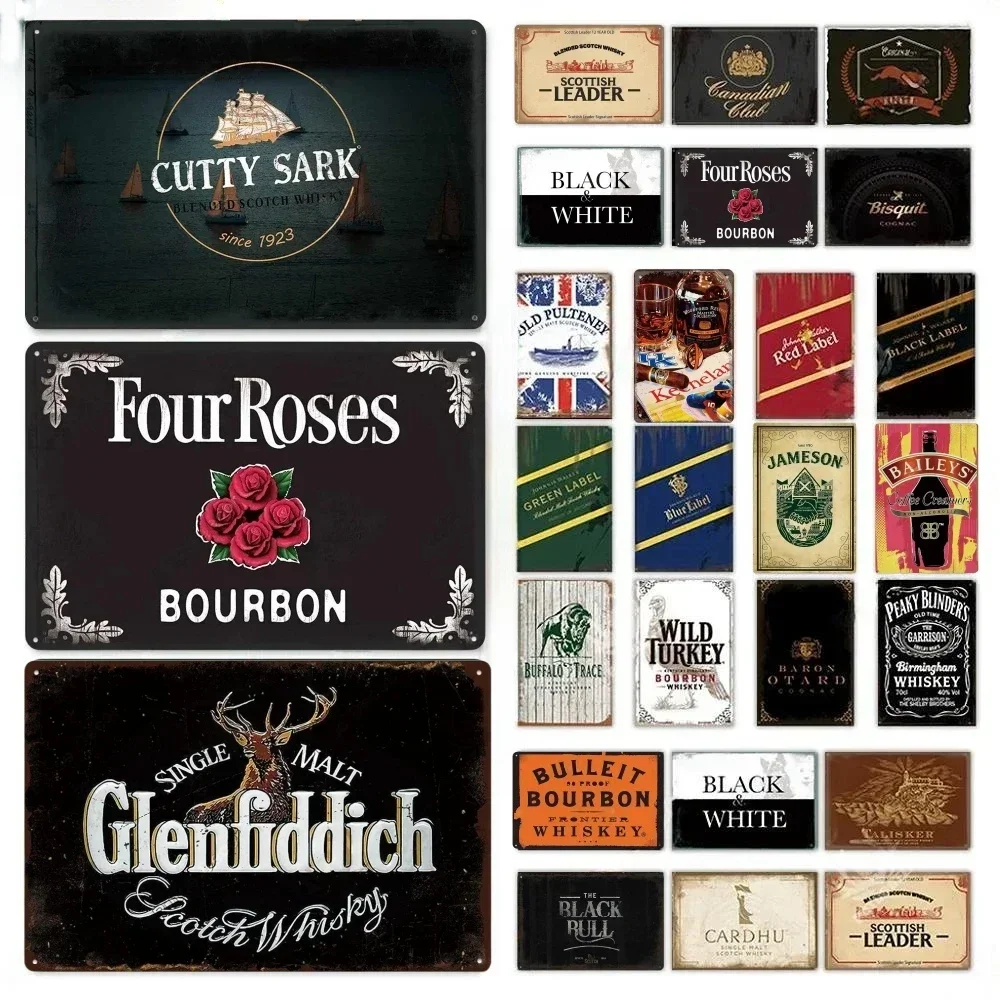 Vintage Whiskey Plaque Metal Aluminum Sign Decorative Plaque For Pub Garage Bar Club Man Cave Workshop Decor Wall Decoration
Vintage Whiskey Plaque Metal Aluminum Sign Decorative Plaque For Pub Garage Bar Club Man Cave Workshop Decor Wall Decoration