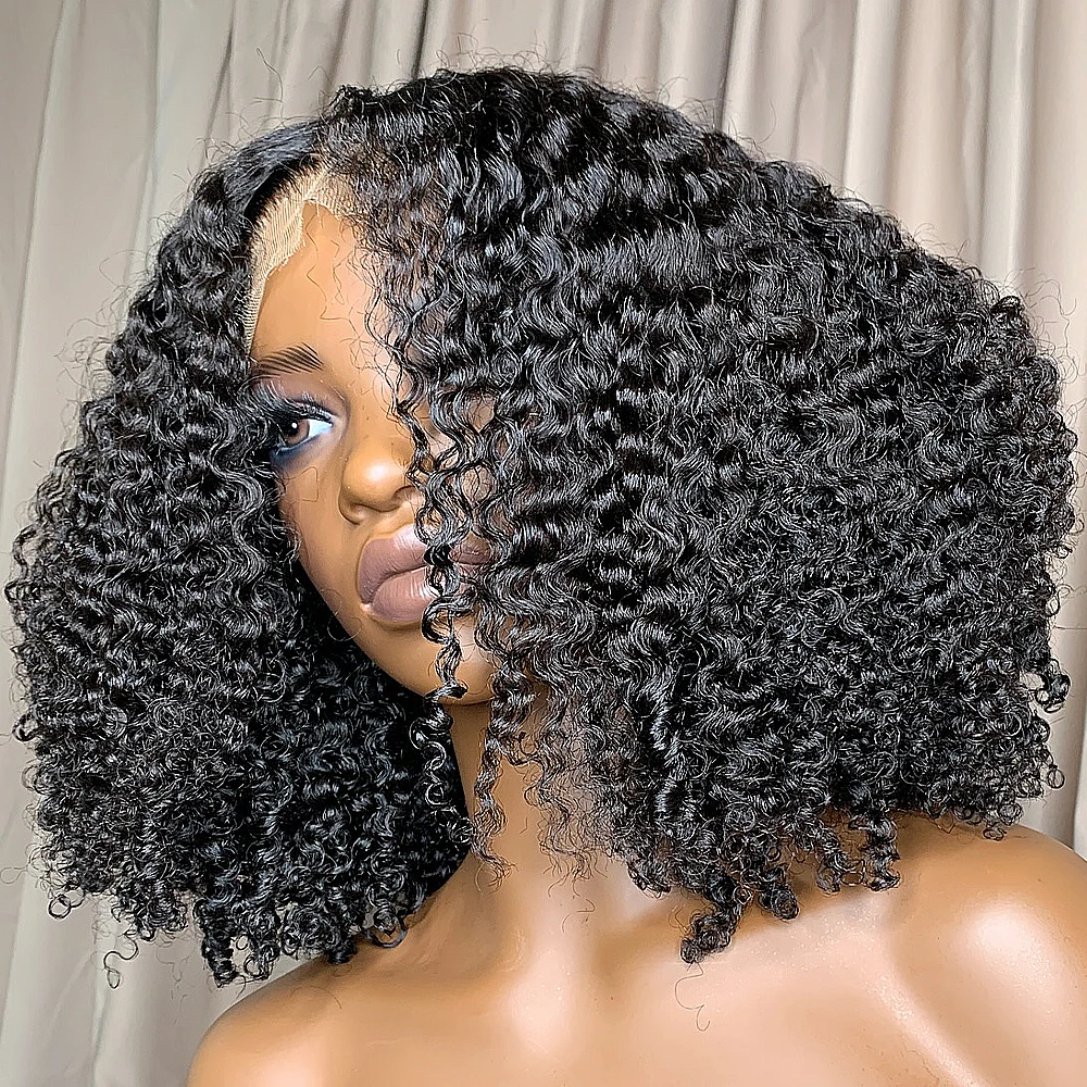 300/400 Density Glueless Kinky Curly Wigs 10-18 Inch 13x6/360 HD Lace Frontal Human Hair Wigs 100% Human Hair Wigs Wear And Go
300/400 Density Glueless Kinky Curly Wigs 10-18 Inch 13x6/360 HD Lace Frontal Human Hair Wigs 100% Human Hair Wigs Wear And Go