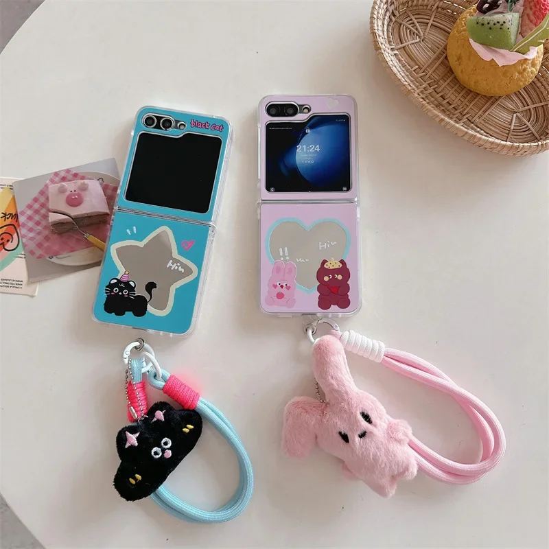 Mirror Cartoon Cat Phone Case for Samsung Galaxy Z Flip 6 5 4 3 Protective Back Cover for ZFlip4 ZFlip5 ZFlip6 Case Shell
Mirror Cartoon Cat Phone Case for Samsung Galaxy Z Flip 6 5 4 3 Protective Back Cover for ZFlip4 ZFlip5 ZFlip6 Case Shell