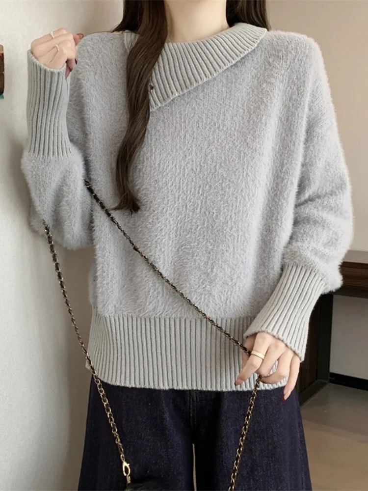 Женский длинный вязаный свитер свободного кроя, базовый слой, верхняя одежда, весенний дизайн, мягкий и удобный трикотаж
Женский длинный вязаный свитер свободного кроя, базовый слой, верхняя одежда, весенний дизайн, мягкий и удобный трикотаж