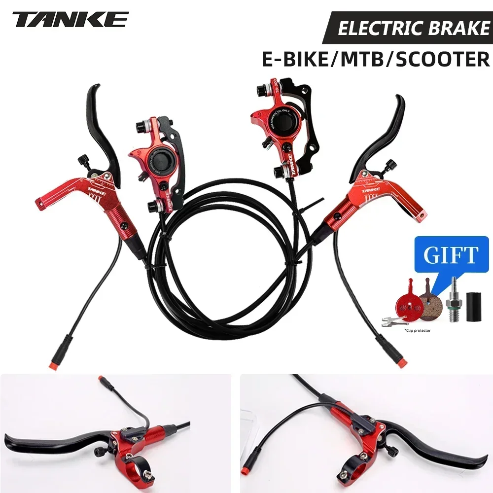 TANKE E-Bike Комплект дисковых тормозов для электронного велосипеда Электрический скутер Управление питанием Тормоза переключения передач 160 мм роторы Алюминиевый сплав MTB Гидравлический
TANKE E-Bike Комплект дисковых тормозов для электронного велосипеда Электрический скутер Управление питанием Тормоза переключения передач 160 мм роторы Алюминиевый сплав MTB Гидравлический