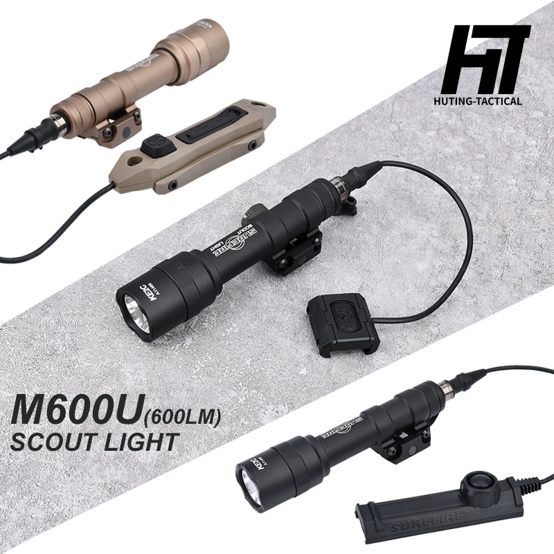 Tactical M600U Suerfir M600B Weapon Flashlight Lanterna Airsoft Rifle arma high power Hunting scout light Dual Function Switch
Tactical M600U Suerfir M600B Weapon Flashlight Lanterna Airsoft Rifle arma high power Hunting scout light Dual Function Switch