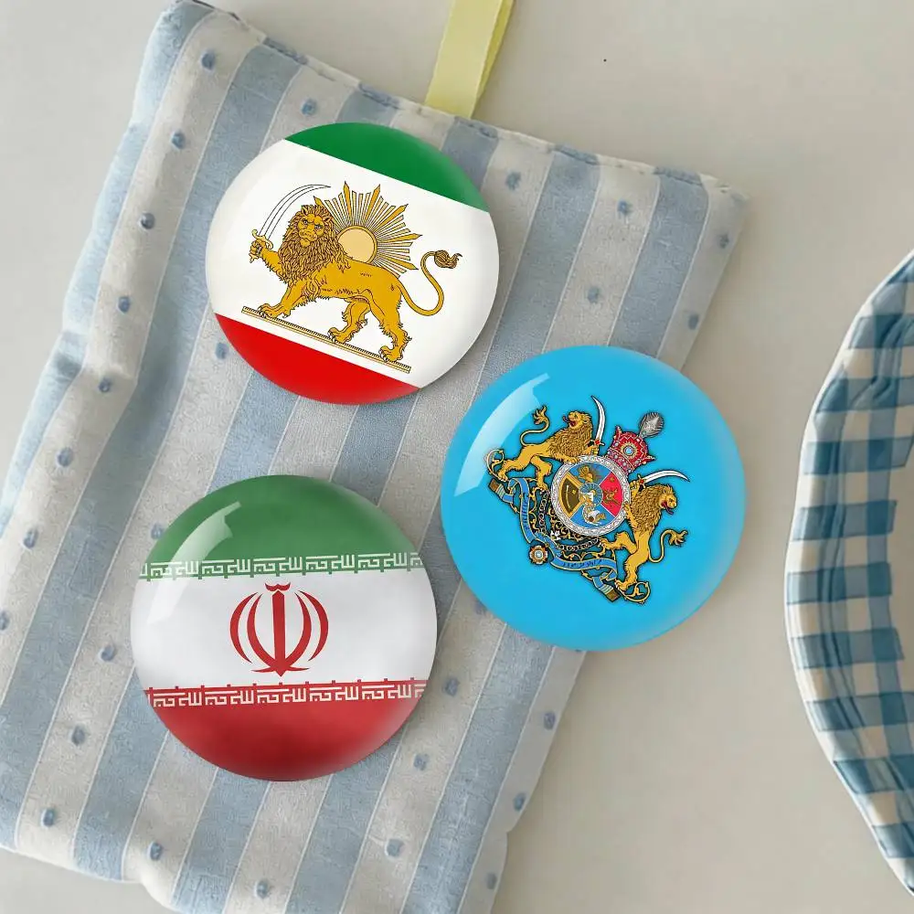 Pahlavi I-Imperial of Iran national Flag BadgeTinplateSoftButton Pin Brooch Metal Badge Custom Jewelry Accessories Hat Bag Lapel
Pahlavi I-Imperial of Iran national Flag BadgeTinplateSoftButton Pin Brooch Metal Badge Custom Jewelry Accessories Hat Bag Lapel