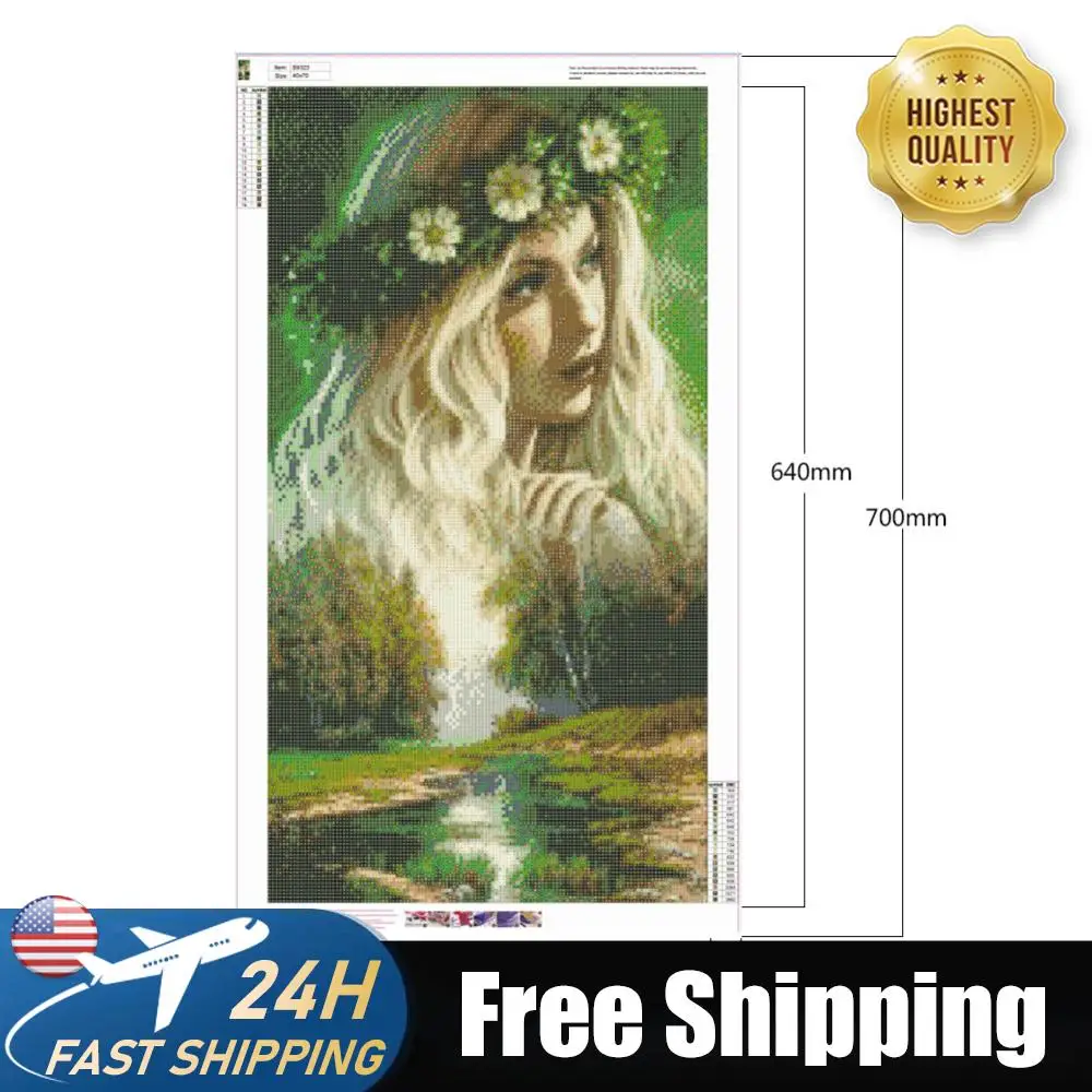 Diamond Painting 5D Full Round Drill Mosaic DIY Goddess of Four Seasons Kit Gift
Diamond Painting 5D Full Round Drill Mosaic DIY Goddess of Four Seasons Kit Gift