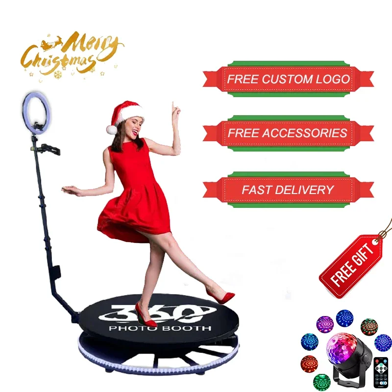 New Arrival 100CM Tempered Glass Base 360 Photo Booth Indoor /Outdoor Entertainment Equiment Wedding Events Rotating Machine
New Arrival 100CM Tempered Glass Base 360 Photo Booth Indoor /Outdoor Entertainment Equiment Wedding Events Rotating Machine