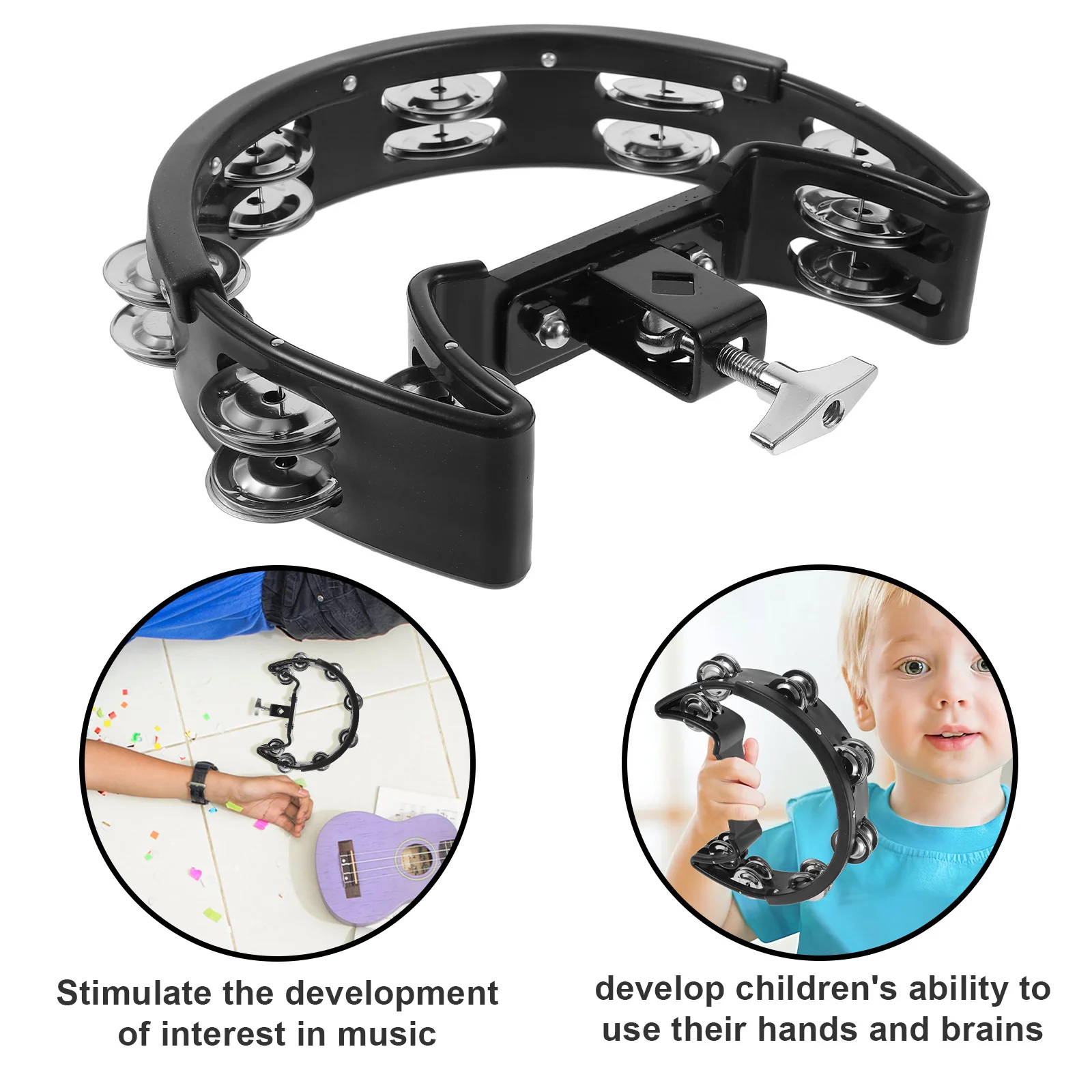 Hand Held Percussion Drum Bell Steel Durable for Party School Teaching Music Enlightenment Instrument Handbell Gift Choice
Hand Held Percussion Drum Bell Steel Durable for Party School Teaching Music Enlightenment Instrument Handbell Gift Choice