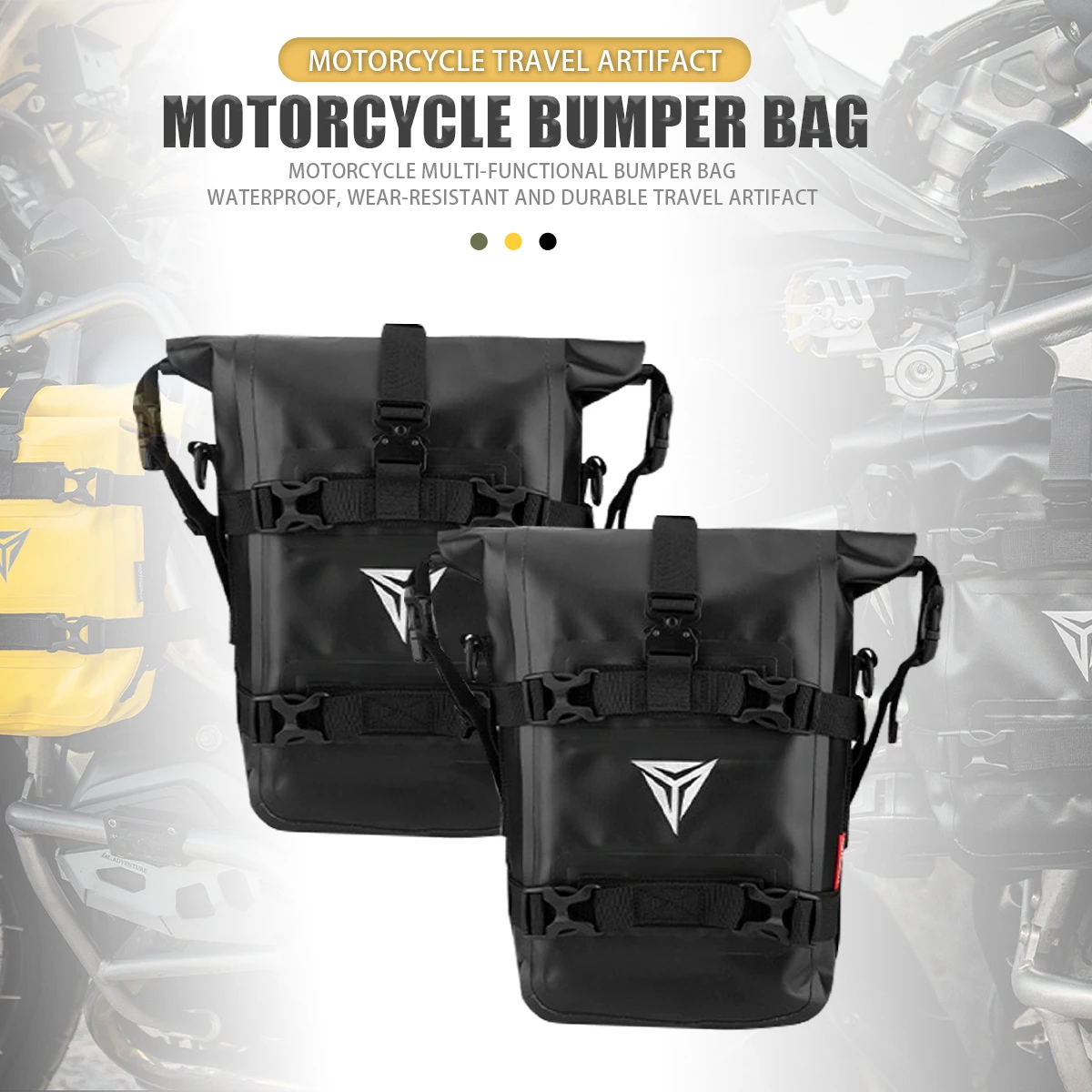 For BMW R1200GS R1250GS ADV For HONDA NC750X CB500X Motorcycle Frame Crash Bars Waterproof Bag Bumper Repair Tool Placement Bag
For BMW R1200GS R1250GS ADV For HONDA NC750X CB500X Motorcycle Frame Crash Bars Waterproof Bag Bumper Repair Tool Placement Bag