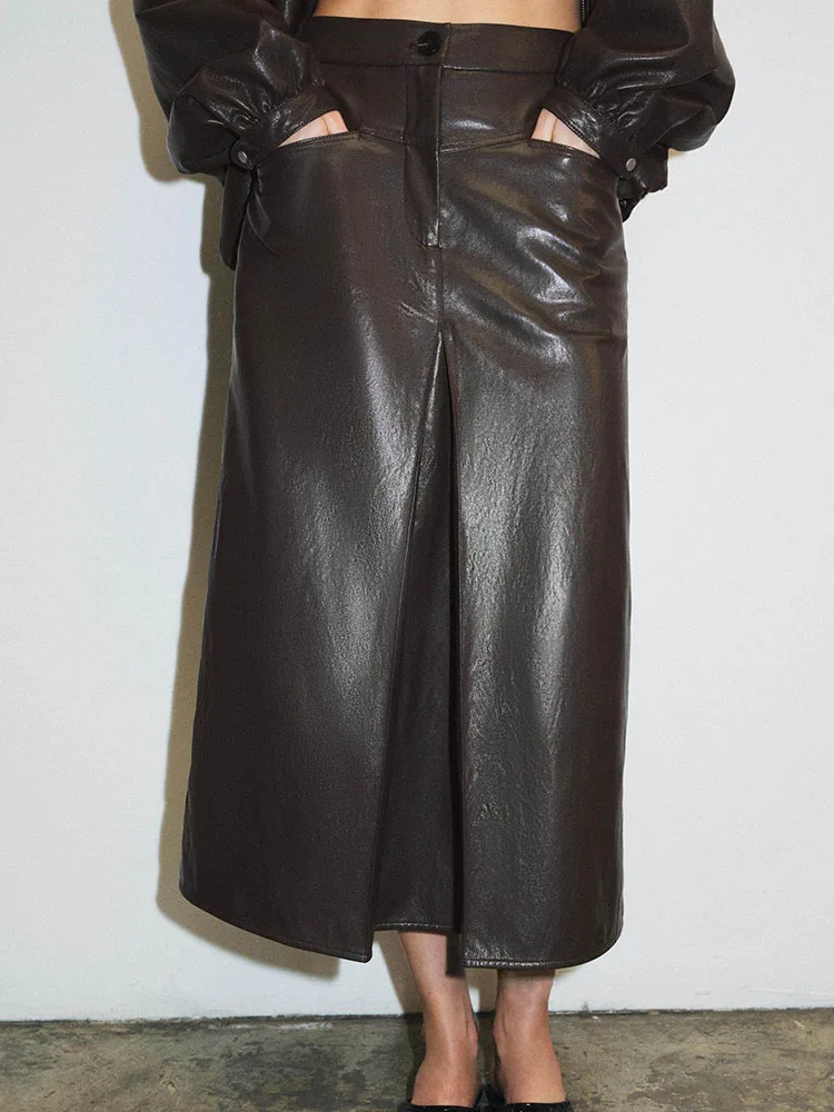 Spring 2026 New Faion Sweet Versatile Pleated Faux Leather Skirt Women's Clothing Ethnic Stage Costume f-length Skirt
Spring 2026 New Faion Sweet Versatile Pleated Faux Leather Skirt Women's Clothing Ethnic Stage Costume f-length Skirt