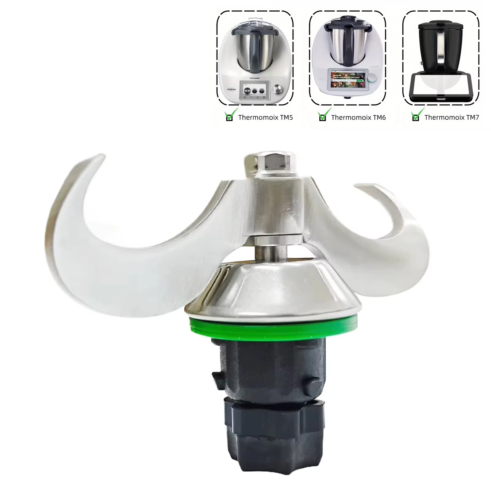 Нож-миксер для Thermomix TM5/TM6/TM7, универсальный лезвие для замешивания теста и перемешивания муки
Нож-миксер для Thermomix TM5/TM6/TM7, универсальный лезвие для замешивания теста и перемешивания муки