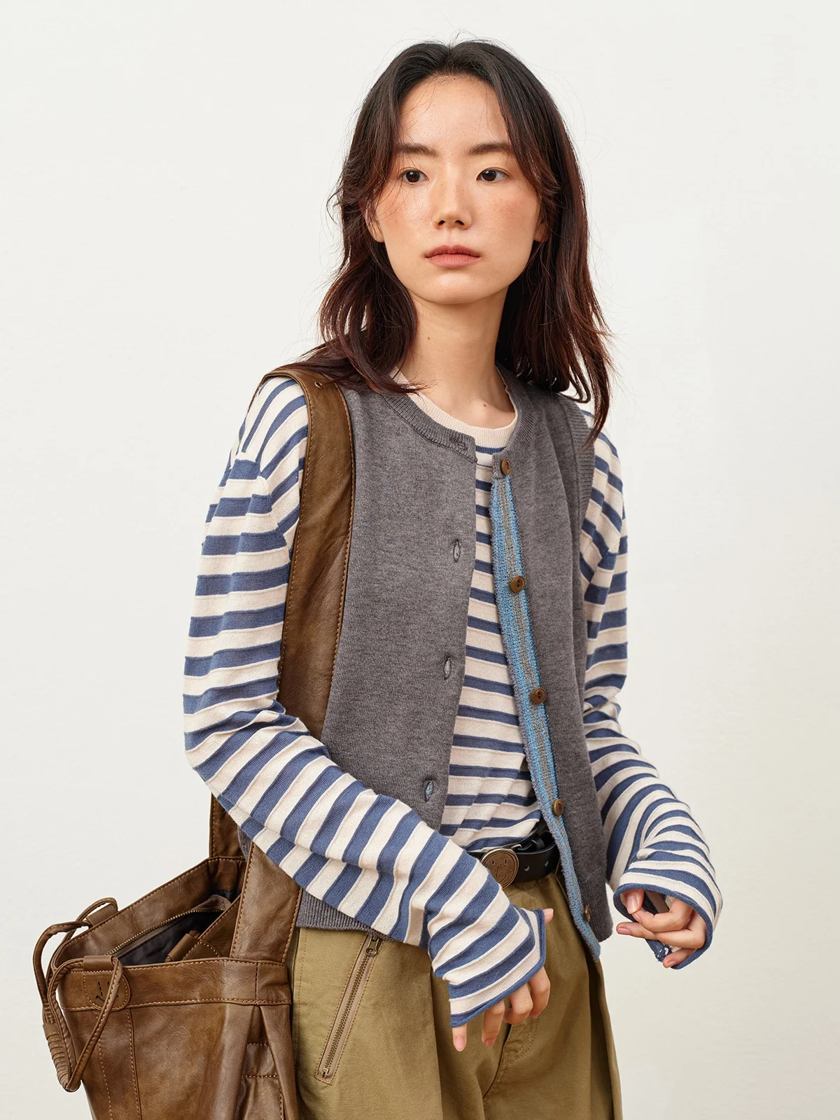 ay Knitted Sweater Vest Women's Sle by Octopusme Spring Season Layering Top Polyester Acrylic Rayon Nylon Wool Blend
ay Knitted Sweater Vest Women's Sle by Octopusme Spring Season Layering Top Polyester Acrylic Rayon Nylon Wool Blend