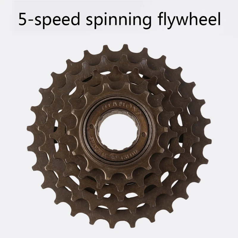For Bicycle Chain Great 5 Speed Bike/cycle Freewheel Cog Rotary Fly Positioning Flywheel for Most Bikes
For Bicycle Chain Great 5 Speed Bike/cycle Freewheel Cog Rotary Fly Positioning Flywheel for Most Bikes