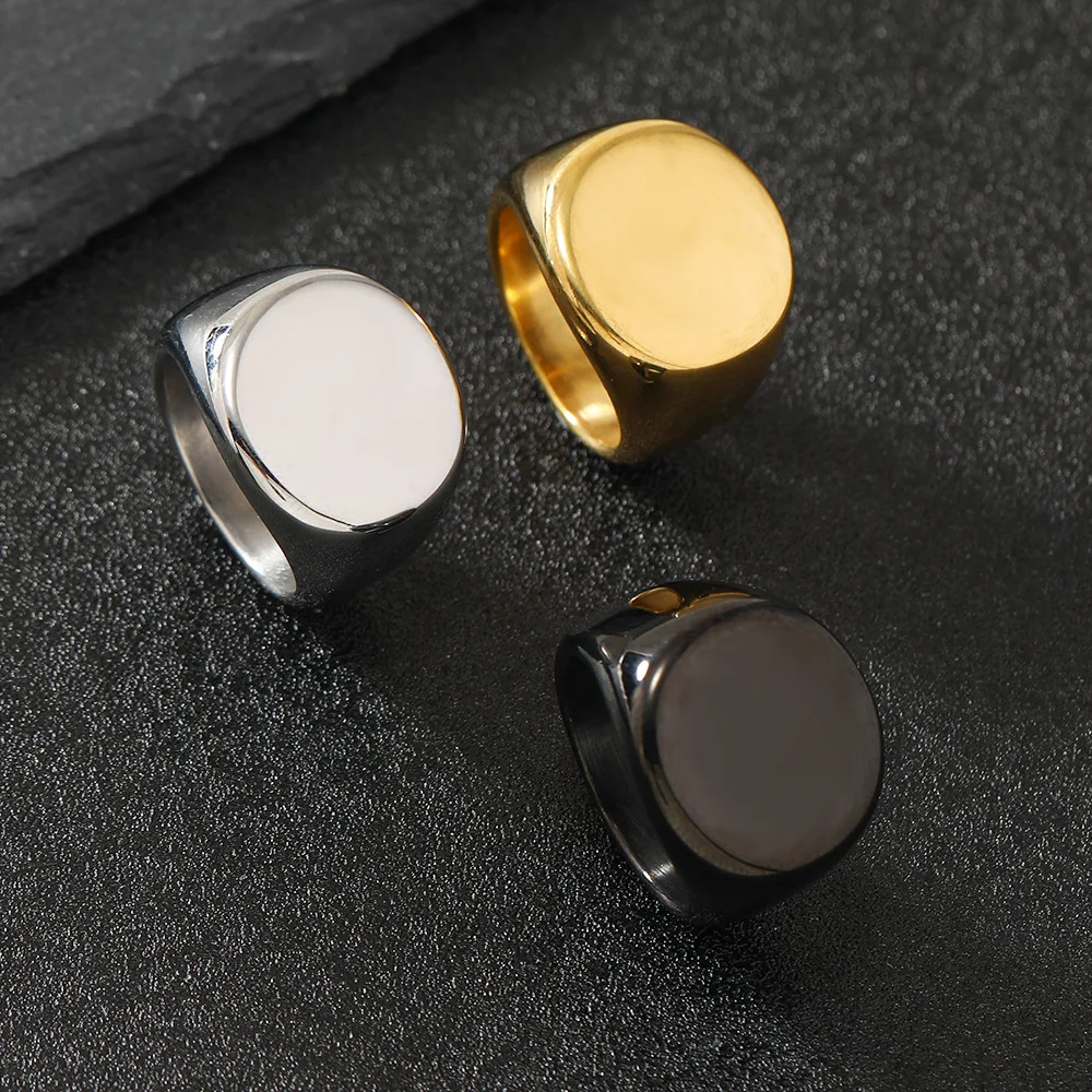 Punk style round polished titanium steel ring, fashionable and simple ring for men and women
Punk style round polished titanium steel ring, fashionable and simple ring for men and women