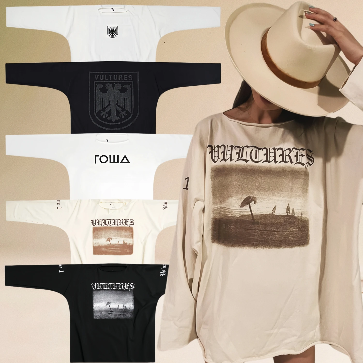 Russian Long Sve T-irt GOA Collaborative Album Limited Edition Loose Base Layer Top Youth ular Cotton round Ne Print
Russian Long Sve T-irt GOA Collaborative Album Limited Edition Loose Base Layer Top Youth ular Cotton round Ne Print