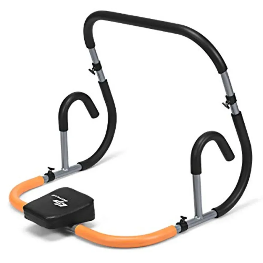 Portable ab roller for home office gym use; ABS plastic body in black; smooth-rolling wheels and ergonomic foam handles for cor
Portable ab roller for home office gym use; ABS plastic body in black; smooth-rolling wheels and ergonomic foam handles for cor