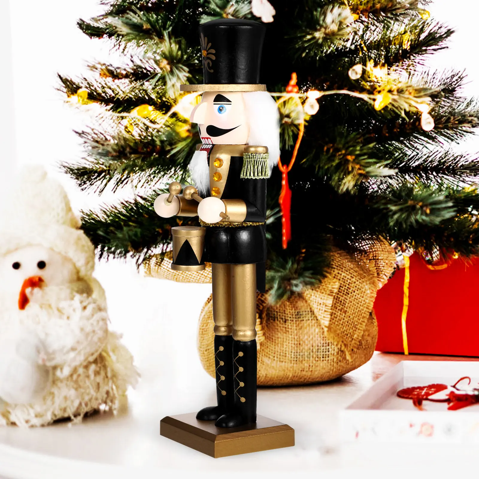 Christmas Traditional Nutcracker Wood Desktop Decor for Holiday Party Mantel Shelf Display Xmas Gift Home Ornament
Christmas Traditional Nutcracker Wood Desktop Decor for Holiday Party Mantel Shelf Display Xmas Gift Home Ornament