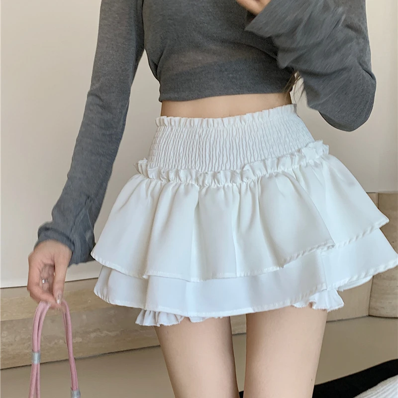 Ballet Style Cake Skirts Women Sexy All-match Designed Temper Korean Fashion Mini Y2k Skirt Kpop Sweet Girl High Waist Faldas
Ballet Style Cake Skirts Women Sexy All-match Designed Temper Korean Fashion Mini Y2k Skirt Kpop Sweet Girl High Waist Faldas