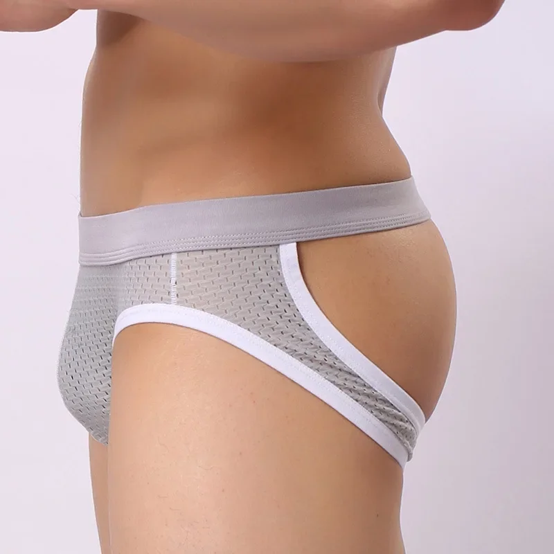 Men's Sexy Mesh Jockstrap G-String Thong U-Pouch Bikini Hollow Fashionable Transparent Briefs Buttocks Show Underwear
Men's Sexy Mesh Jockstrap G-String Thong U-Pouch Bikini Hollow Fashionable Transparent Briefs Buttocks Show Underwear