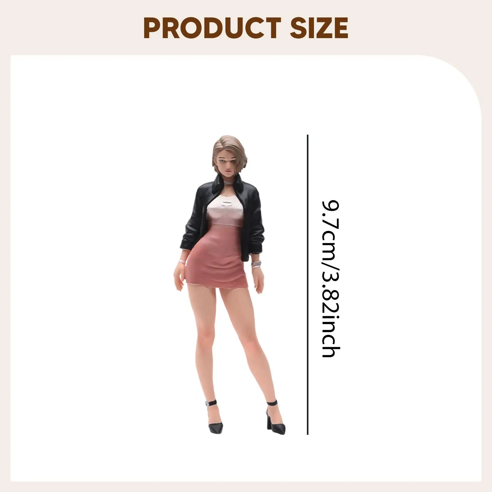 1/18 Cool Girl Miniature Figure Small Collectibles Miniature People Figurine
1/18 Cool Girl Miniature Figure Small Collectibles Miniature People Figurine
