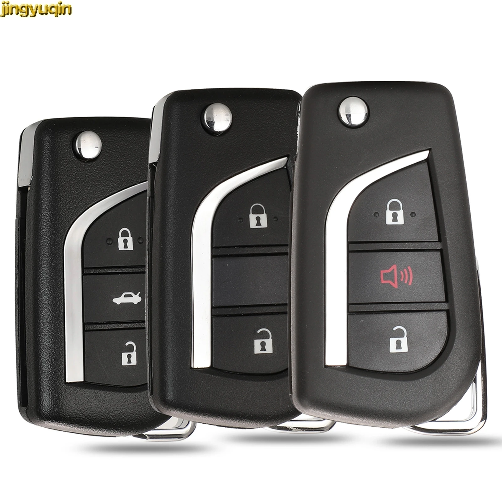 Jingyuqin 10pcs Remote Flip Folding Car Key Fob Shell For Toyota Corolla RAV4 Before 2013 2/3 Buttons Toy43 Toy48 Uncut Blade
Jingyuqin 10pcs Remote Flip Folding Car Key Fob Shell For Toyota Corolla RAV4 Before 2013 2/3 Buttons Toy43 Toy48 Uncut Blade