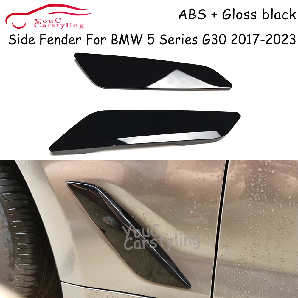 Real Carbon Fiber/ABS Replacement Stlyle Fender Air Vent Trim For 5 Series G30 2017-2023 Side Air Vent Cover Trim
Real Carbon Fiber/ABS Replacement Stlyle Fender Air Vent Trim For 5 Series G30 2017-2023 Side Air Vent Cover Trim
