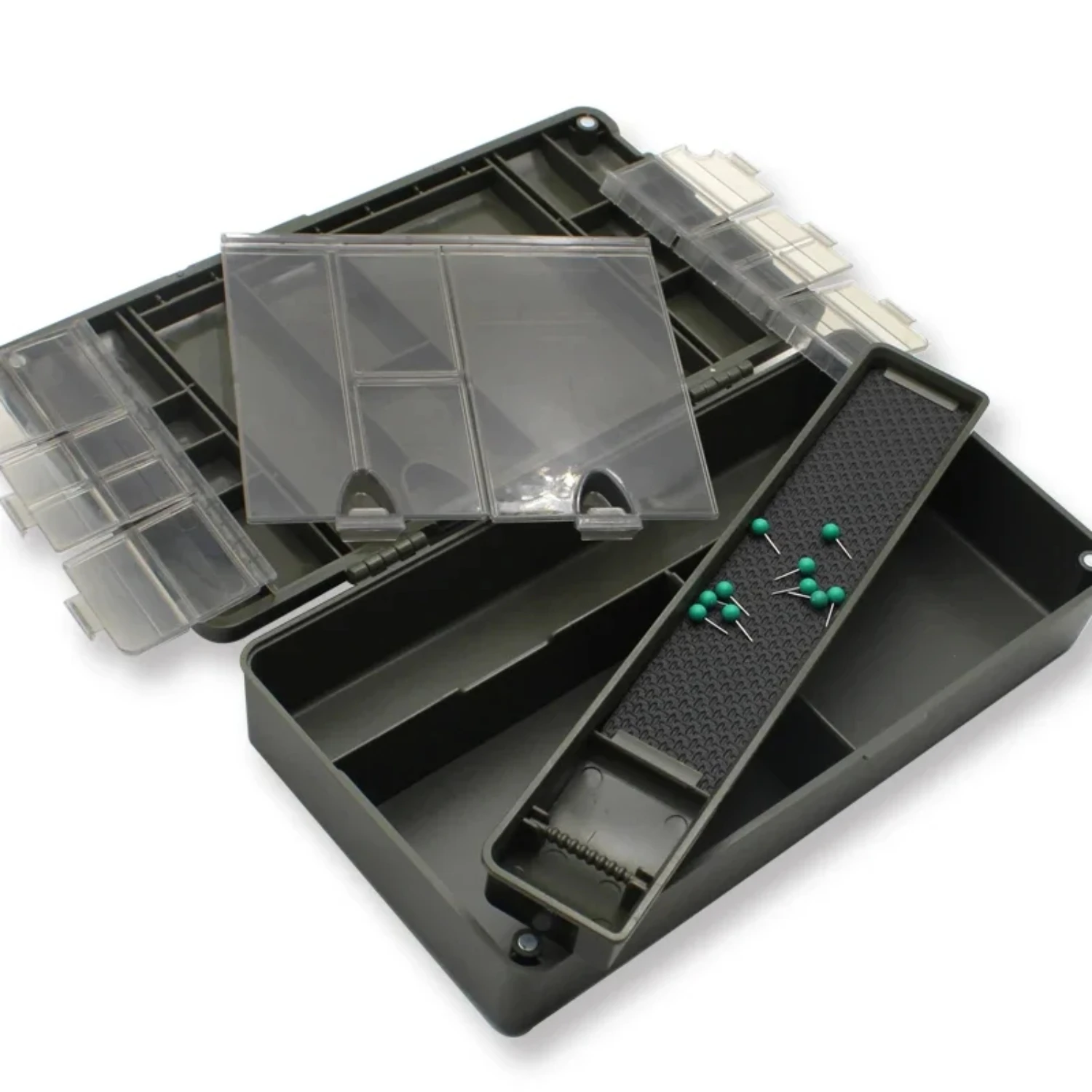 1PC Multi Tackle Box With Rig Pin Carp Fishing Tool Store Your Smaller Items Open And Close Accessories
1PC Multi Tackle Box With Rig Pin Carp Fishing Tool Store Your Smaller Items Open And Close Accessories