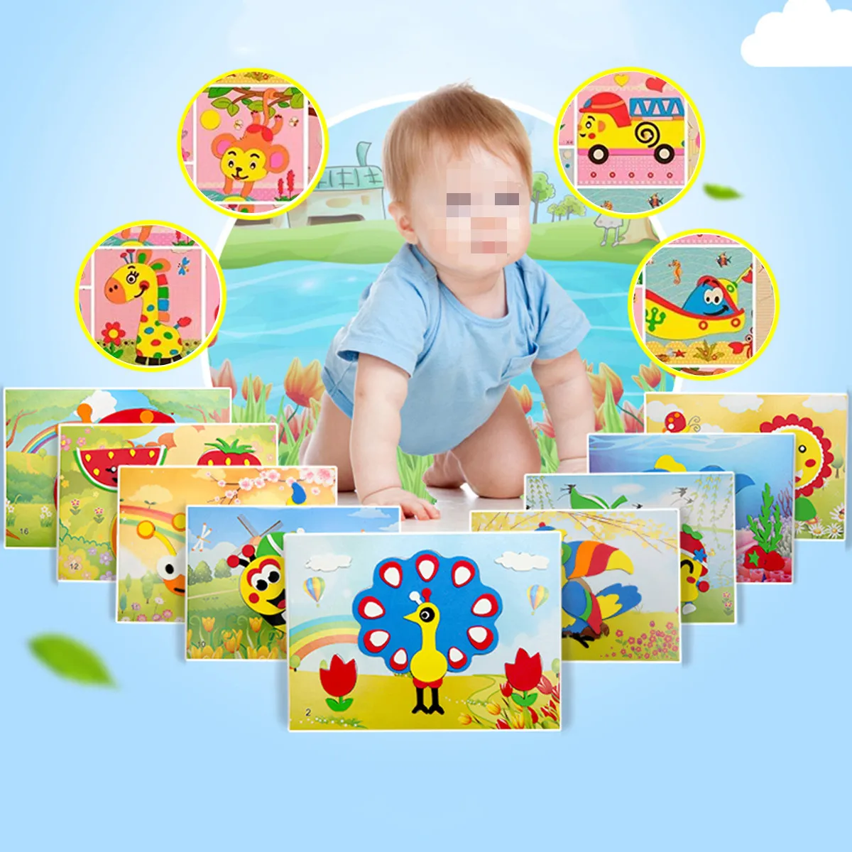 Набор из 20 3D-наклеек для творчества: развивающий интерактивный инструмент для детей, для детского сада, школы, дома, для совместных занятий родителей и детей
Набор из 20 3D-наклеек для творчества: развивающий интерактивный инструмент для детей, для детского сада, школы, дома, для совместных занятий родителей и детей