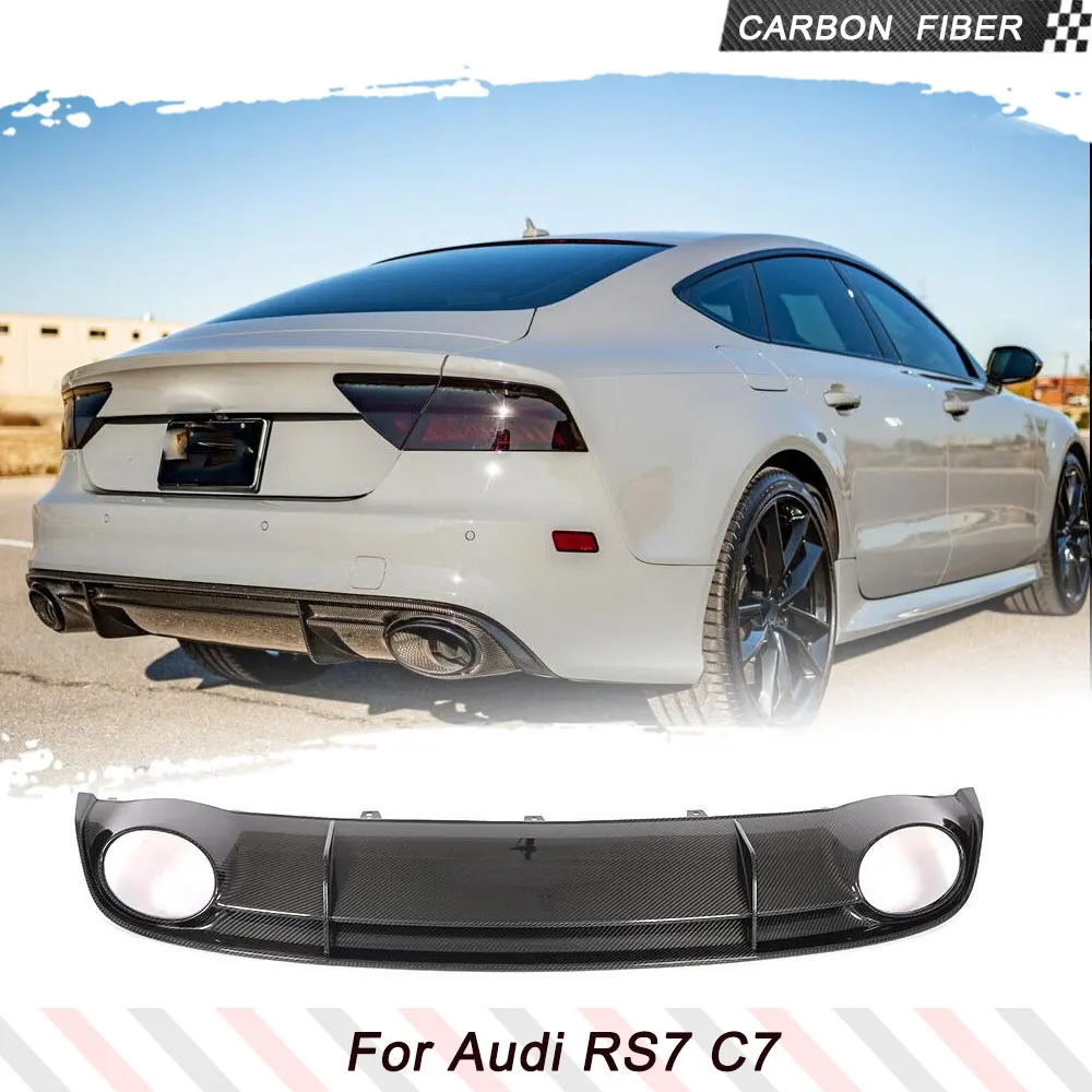 DRY Carbon Fiber Rear Bumper Diffuser Lip Spoiler for Audi RS7 C7 2014-2018 Car Rear Bumper Protector DRY Carbon Hatchback
DRY Carbon Fiber Rear Bumper Diffuser Lip Spoiler for Audi RS7 C7 2014-2018 Car Rear Bumper Protector DRY Carbon Hatchback