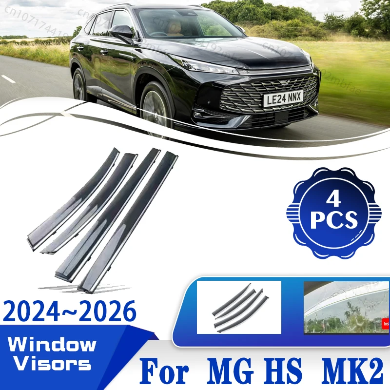 4 PCS Car Window Visors For MG HS MK2 2024 2025 2026 EHS Auto Window Wind Rain Visors Deflectors Weathershields Car Accessories
4 PCS Car Window Visors For MG HS MK2 2024 2025 2026 EHS Auto Window Wind Rain Visors Deflectors Weathershields Car Accessories
