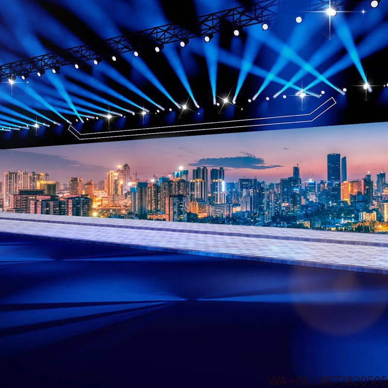 Светодиодный дисплей, высокая яркость, концертный фон, видеостена, водонепроницаемый внешний экран P5
Светодиодный дисплей, высокая яркость, концертный фон, видеостена, водонепроницаемый внешний экран P5