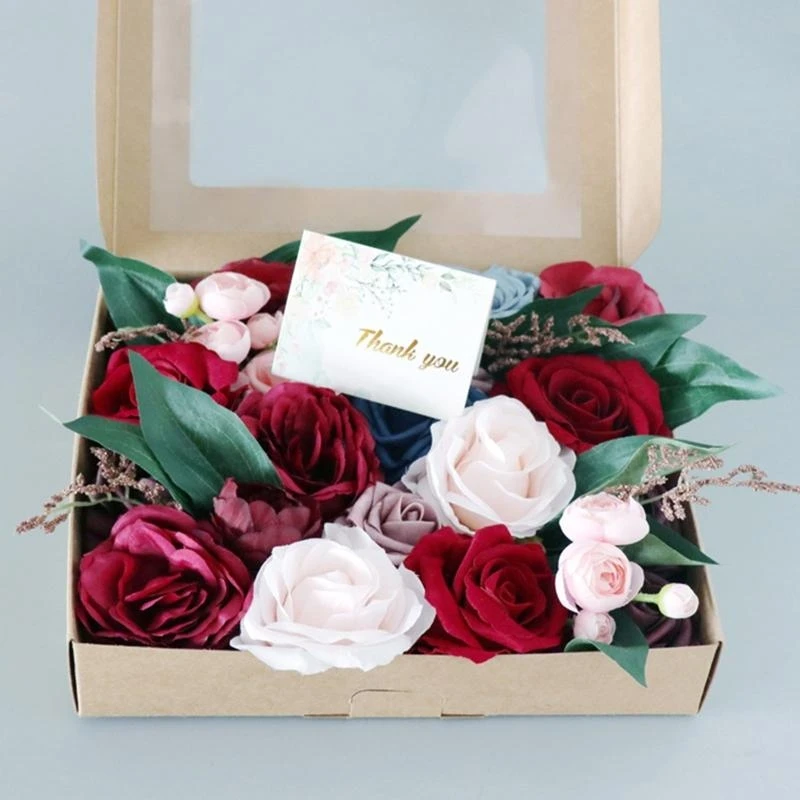 Wedding Artificial Flowers Box Set Rose with Stems for DIY Bouquets Centerpieces 15UB
Wedding Artificial Flowers Box Set Rose with Stems for DIY Bouquets Centerpieces 15UB