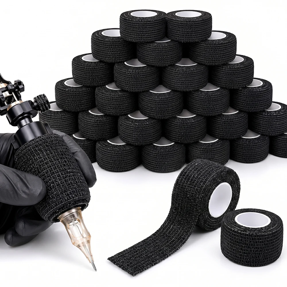 Tattoo Grip Tape Self Adhesive Bandage Wrap Anti Slip Elastic Waterproof Grip Cover For Tattoo Machine Tattoo Accessories
Tattoo Grip Tape Self Adhesive Bandage Wrap Anti Slip Elastic Waterproof Grip Cover For Tattoo Machine Tattoo Accessories