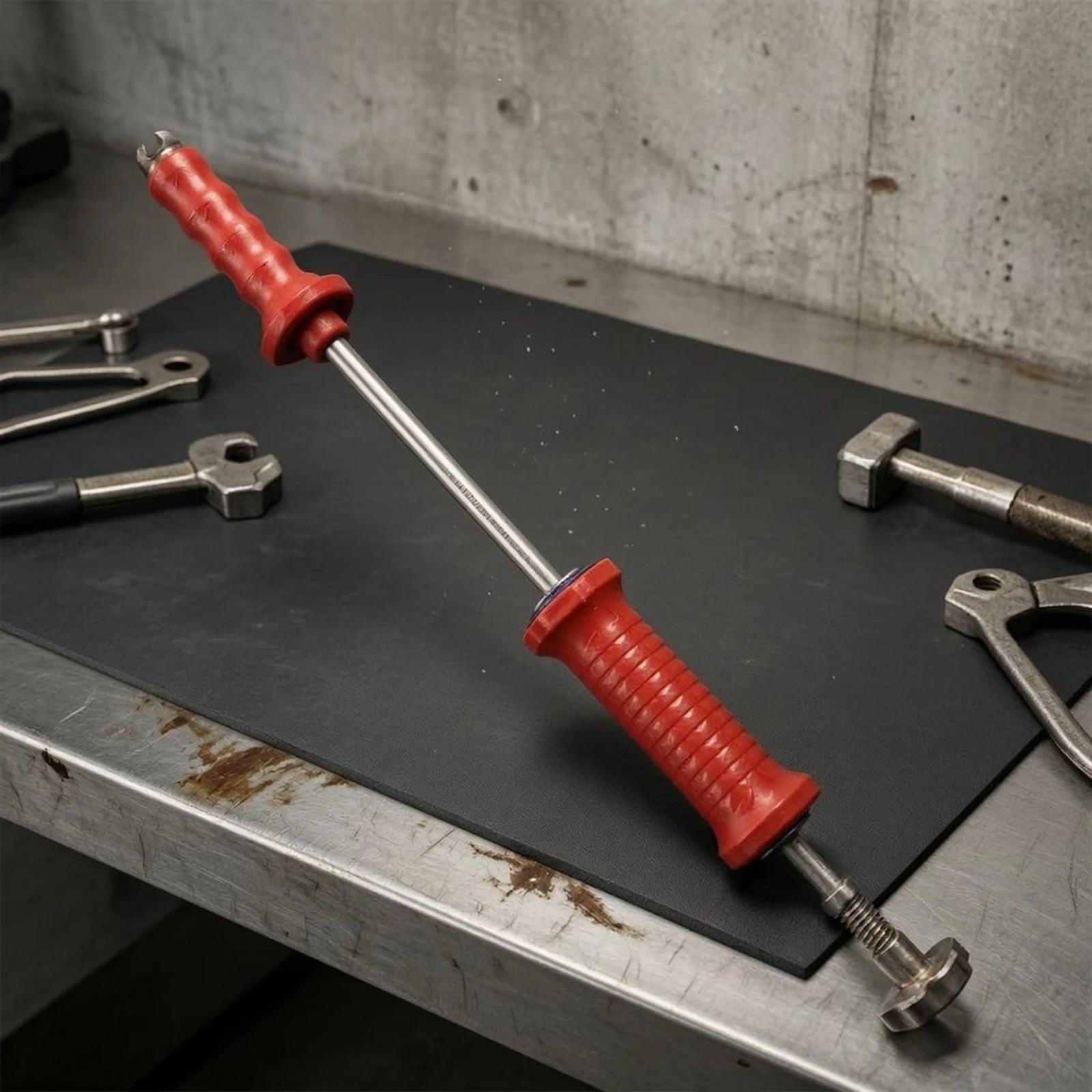 Car Body Dent Repair Pull Hammer Metal Fittings Coil-Damped Pull Hammer Car Dent Puller Heavy Duty Vehicle Tool for Mechanics
Car Body Dent Repair Pull Hammer Metal Fittings Coil-Damped Pull Hammer Car Dent Puller Heavy Duty Vehicle Tool for Mechanics