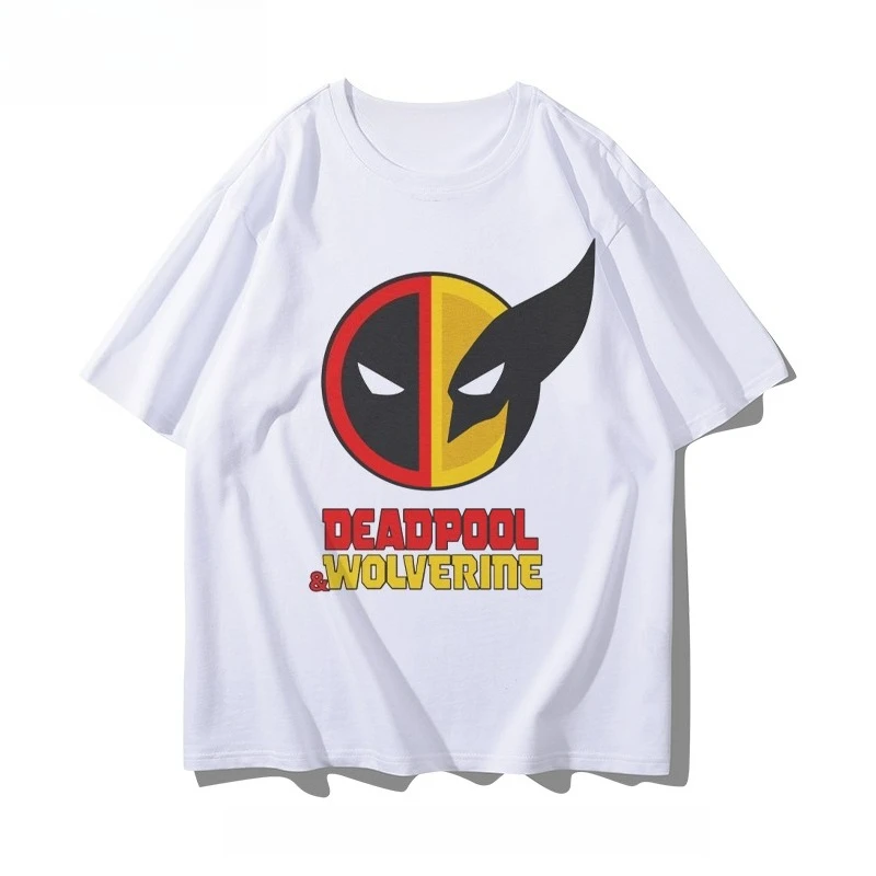 Deadpool Short-sleeved T-shirt Men's and Women's Movie Wolverine Joint Summer Loose Half-sleeved Casual Sports Short Sleeves Top
Deadpool Short-sleeved T-shirt Men's and Women's Movie Wolverine Joint Summer Loose Half-sleeved Casual Sports Short Sleeves Top