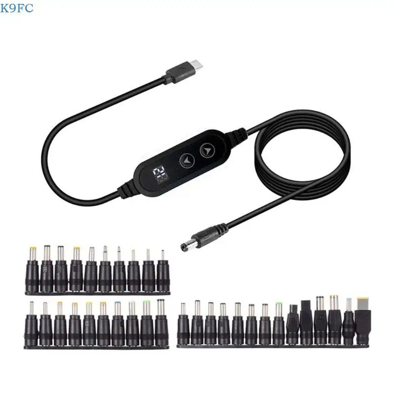 K9FC Регулируемые напряжения USB C на DC5525 Адаптеры 34 для ноутбуков для маршрутизаторов для ноутбуков
K9FC Регулируемые напряжения USB C на DC5525 Адаптеры 34 для ноутбуков для маршрутизаторов для ноутбуков