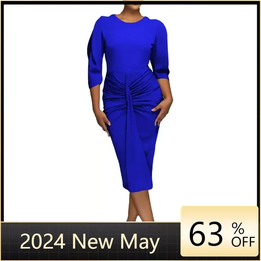 2024 Dashiki African Dresses for Women Elegant Summer African 3/4 Sleeve O-neck Polyester Bodycon Dress African Clothes S-3XL
2024 Dashiki African Dresses for Women Elegant Summer African 3/4 Sleeve O-neck Polyester Bodycon Dress African Clothes S-3XL
