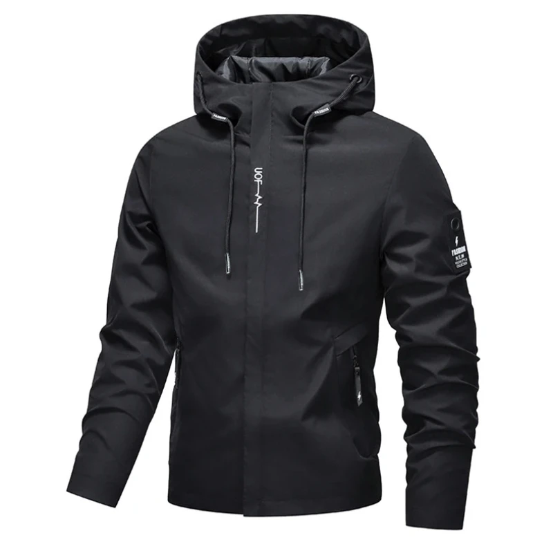 Autumn Men's Casual Jackets Lightweight Casual Spring Fall Windbreaker Zip Up Coat with Pocket Hooded Jacket for All Seasons
Autumn Men's Casual Jackets Lightweight Casual Spring Fall Windbreaker Zip Up Coat with Pocket Hooded Jacket for All Seasons