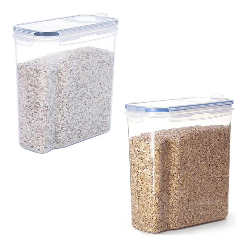 Large Cereal Containers Storage Set, Airtight Food Container for Bulk Food, Nuts, Pet Food Storage, BPA Free 4L Cereal Dispenser
Large Cereal Containers Storage Set, Airtight Food Container for Bulk Food, Nuts, Pet Food Storage, BPA Free 4L Cereal Dispenser