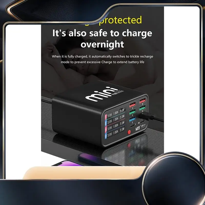 Мини-настольная зарядная станция Maant Aant Mini, настольная зарядная станция, 8 портов, 18 Вт, зарядное устройство с портом PD/QC, вилка европейского стандарта
Мини-настольная зарядная станция Maant Aant Mini, настольная зарядная станция, 8 портов, 18 Вт, зарядное устройство с портом PD/QC, вилка европейского стандарта