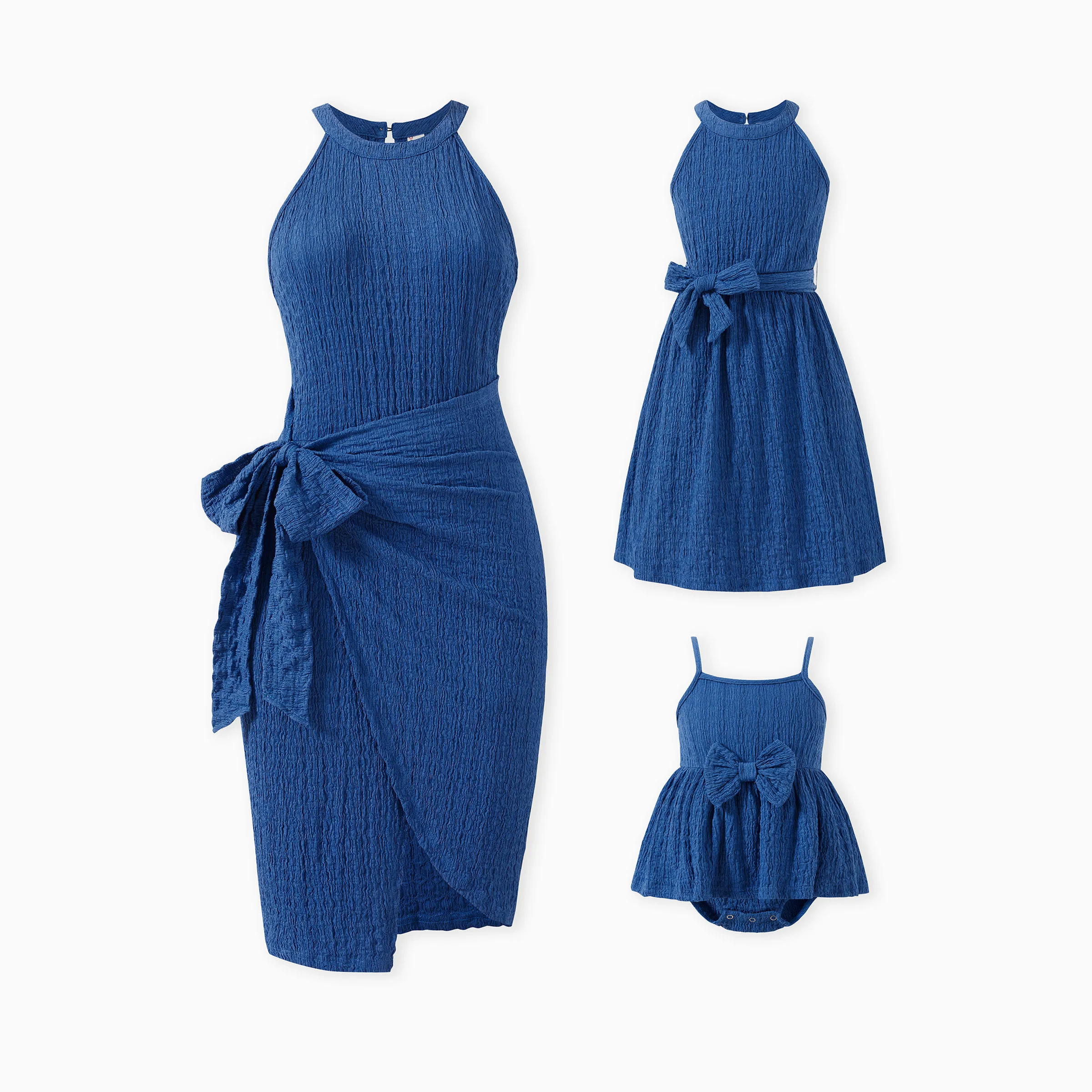 PatPat Matching Outfits Mommy and Me Sleeveless Casual Solid Color Dress 
PatPat Matching Outfits Mommy and Me Sleeveless Casual Solid Color Dress