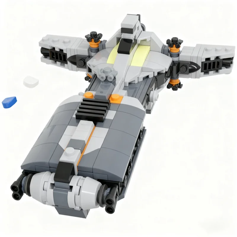 418pcs MOC Star Battle Pelta Class Assault Ship Model Building Blocks Construction Toys Christmas Gifts Education Brick Kids
418pcs MOC Star Battle Pelta Class Assault Ship Model Building Blocks Construction Toys Christmas Gifts Education Brick Kids