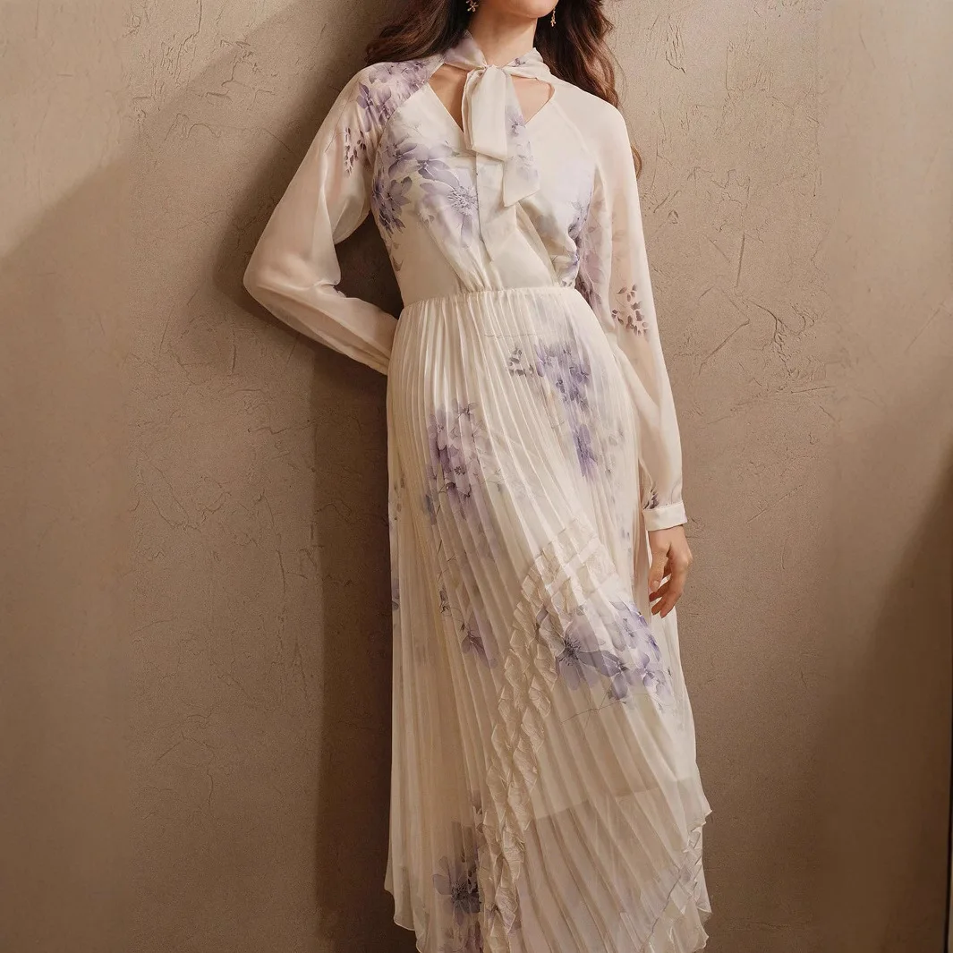 Zh- 241057 New Women's Fashion French Digital Print Floral Chiffon Dress Beach Lace 2025 Summer Dress Robe Vestido Women Elegant
Zh- 241057 New Women's Fashion French Digital Print Floral Chiffon Dress Beach Lace 2025 Summer Dress Robe Vestido Women Elegant