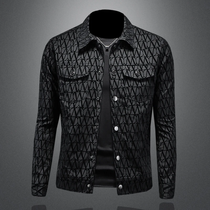 Spring 2024 Men's Casual Printed Floing Jaet Thin Sle Faionable Outerwear Polyester Fabric Long Sve Regular Fit
Spring 2024 Men's Casual Printed Floing Jaet Thin Sle Faionable Outerwear Polyester Fabric Long Sve Regular Fit