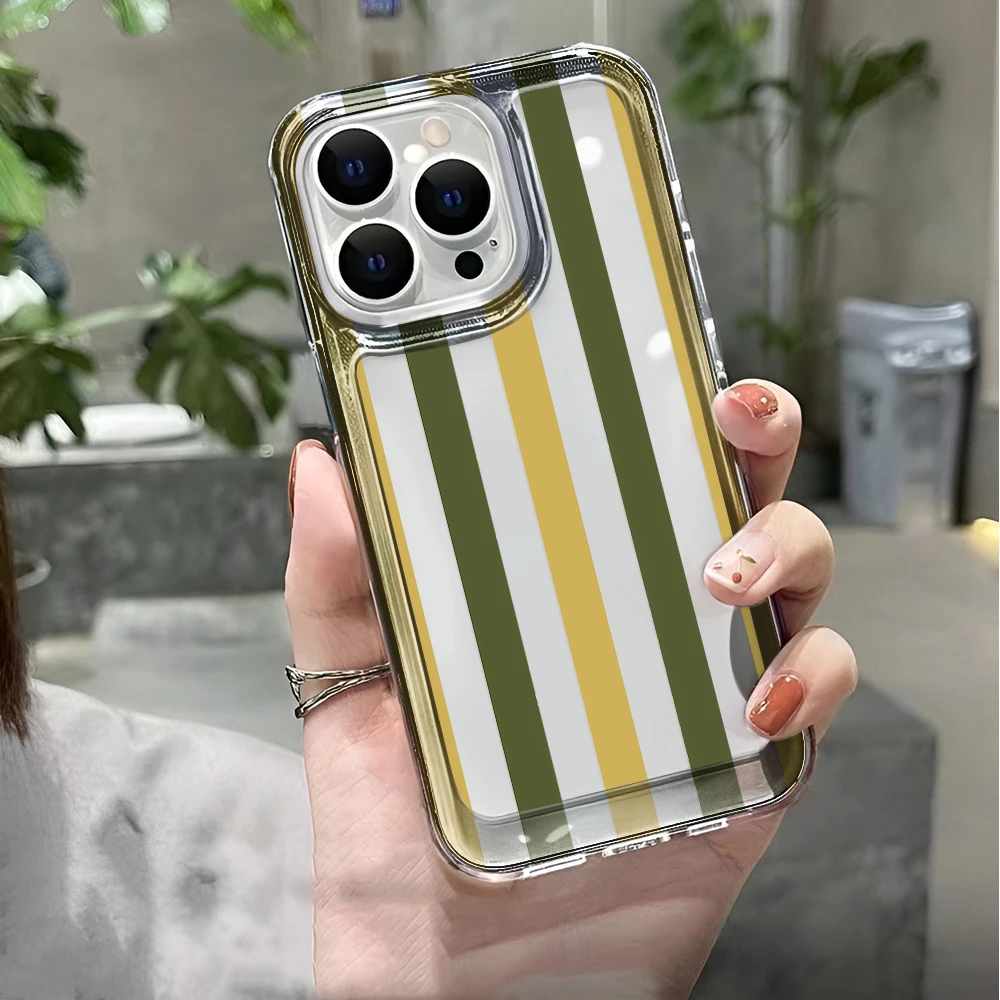 Olive Green And Yellow Stripe Floral Print Soft Tpu Case For Iphone 14 12 11 17 13 16 15 Pro Max Plus Air Elegant Cover
Olive Green And Yellow Stripe Floral Print Soft Tpu Case For Iphone 14 12 11 17 13 16 15 Pro Max Plus Air Elegant Cover